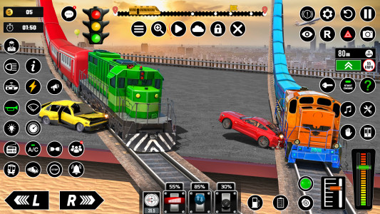 اسکرین شات برنامه Railroad Train Simulator Games 3