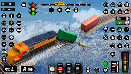 اسکرین شات برنامه Railroad Train Simulator Games 4