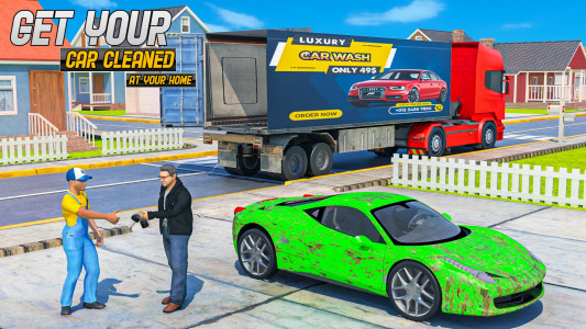 اسکرین شات بازی Mobile Car Wash: Car Games 3d 1