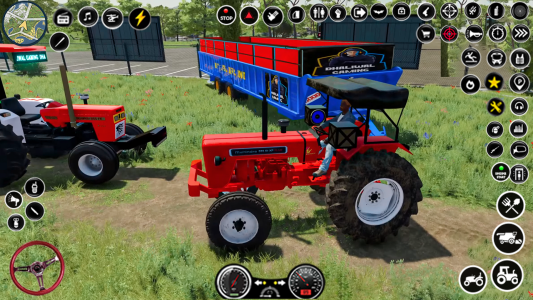 اسکرین شات برنامه Tractor Game: Farming Games 3d 2