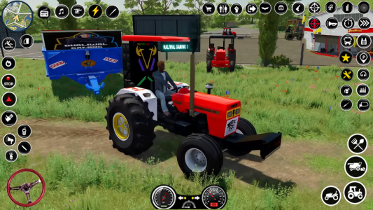 اسکرین شات برنامه Tractor Game: Farming Games 3d 3