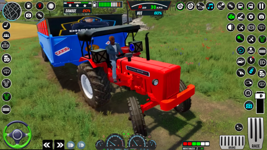 اسکرین شات برنامه Tractor Game: Farming Games 3d 1