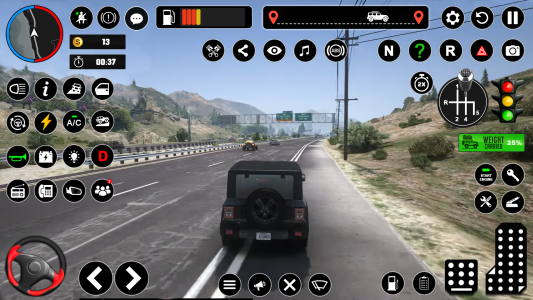 اسکرین شات بازی Offroad Jeep Driving & Parking 1