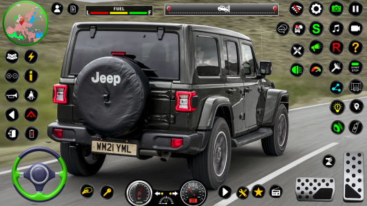 اسکرین شات بازی Jeep Driving Simulator offRoad 3