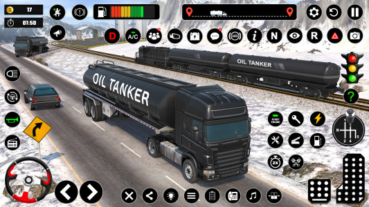 اسکرین شات بازی Oil Truck Games: Driving Games 3