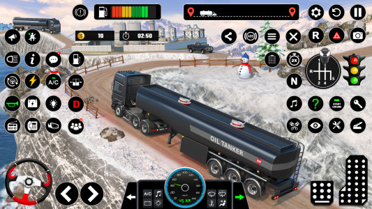 اسکرین شات بازی Oil Truck Games: Driving Games 2