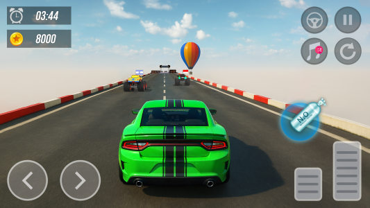 اسکرین شات 2 برنامه Superhero Car: Mega Ramp Games