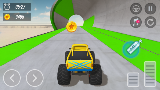 اسکرین شات 6 برنامه Superhero Car: Mega Ramp Games