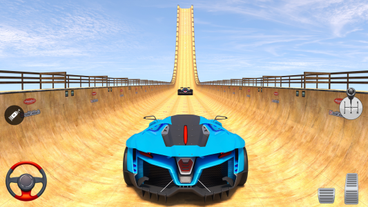 اسکرین شات برنامه Superhero Car: Mega Ramp Games 4