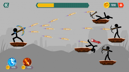اسکرین شات بازی Stickman Archer: Stick Bow War 1