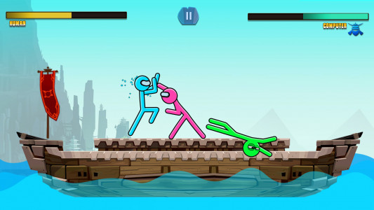 اسکرین شات بازی Stick Fight: Stickman Games 1