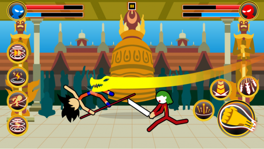 اسکرین شات بازی Stickman Battle Playground 3