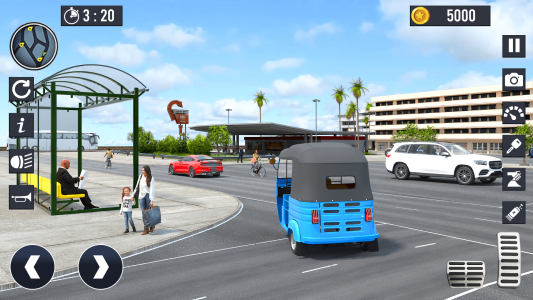 اسکرین شات بازی Rickshaw Driver Tuk Tuk Game 1