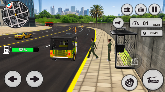 اسکرین شات 2 بازی Rickshaw Driver Tuk Tuk Game