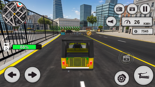 اسکرین شات 1 بازی Rickshaw Driver Tuk Tuk Game