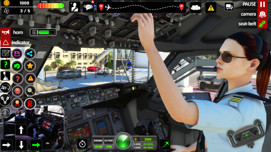 اسکرین شات 1 بازی Airplane Flight Simulator 2023
