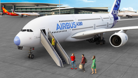 اسکرین شات بازی Airplane Flight Simulator 2023 1