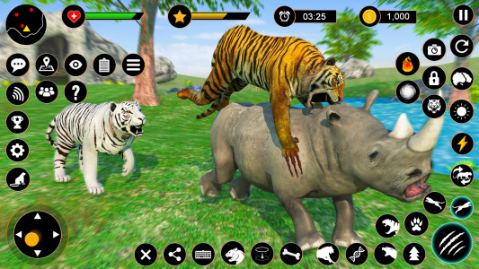 اسکرین شات برنامه Tiger Simulator - Tiger Games 8