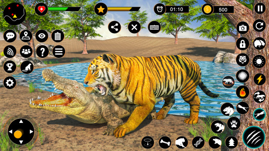 اسکرین شات برنامه Tiger Simulator - Tiger Games 3