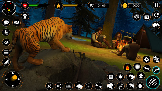 اسکرین شات برنامه Tiger Simulator - Tiger Games 1