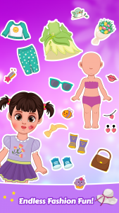 اسکرین شات 2 بازی Chibi Doll Dress Up Makeup