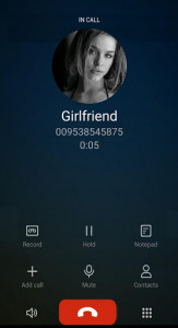 اسکرین شات برنامه Fake Call Huawei 5