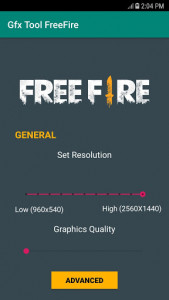 اسکرین شات برنامه GFX Tool for FreeFire - Lag Fix 3