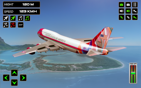اسکرین شات 7 بازی Airplane Simulator Game 2024
