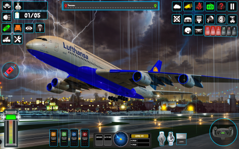 اسکرین شات 1 بازی Airplane Simulator Game 2024