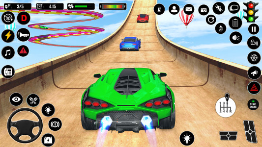 اسکرین شات 5 بازی Car Stunt Games - GT Mega Ramp