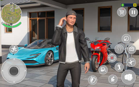 اسکرین شات 1 بازی Crime Mafia Gangster Car Game