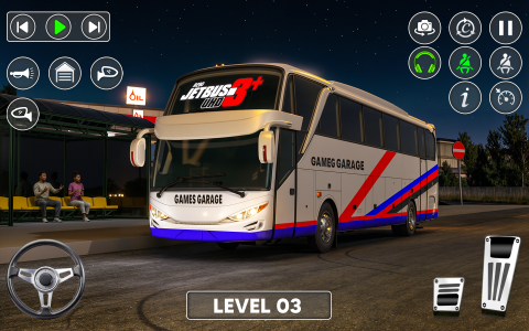 اسکرین شات 4 بازی Classic Bus Simulator Games 3D