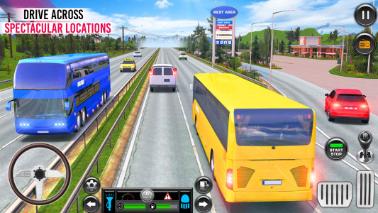 اسکرین شات 1 بازی 3D Bus Simulator Games Offline