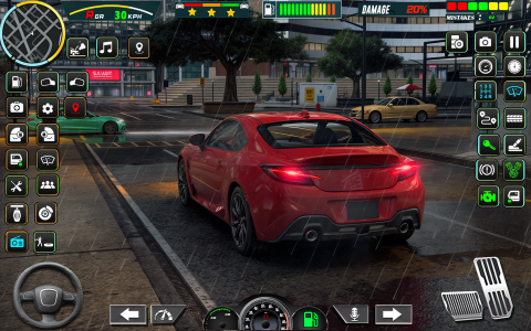 اسکرین شات 2 بازی US Car Driving School-Car game