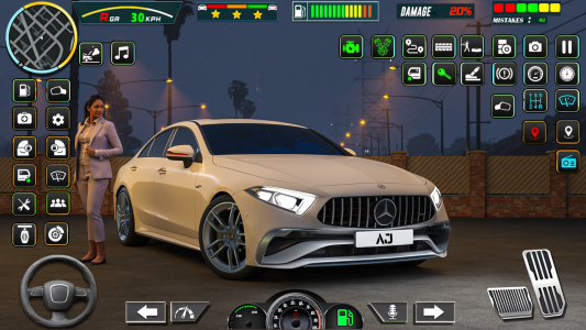 اسکرین شات 5 بازی US Car Driving School-Car game