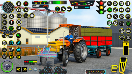 اسکرین شات بازی Farming Tractor Game Simulator 3