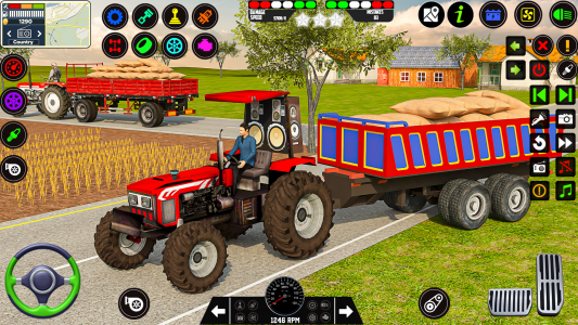 اسکرین شات بازی Farming Tractor Game Simulator 5