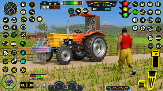 اسکرین شات بازی Farming Tractor Game Simulator 2