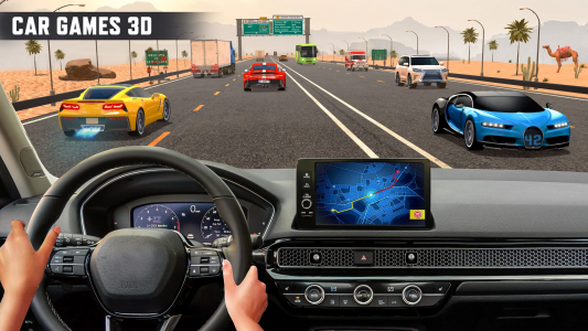 اسکرین شات بازی Real Highway Car Racing Games 4
