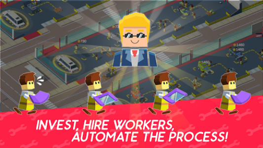 اسکرین شات بازی Idle Mechanics Manager – Car Factory Tycoon Game 3