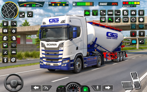 اسکرین شات 7 بازی US Oil Tanker Transporter Game