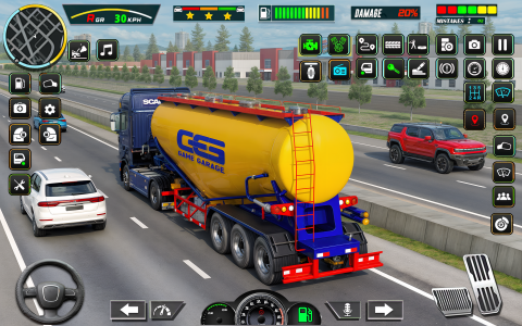 اسکرین شات 6 بازی US Oil Tanker Transporter Game