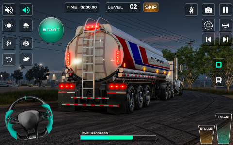 اسکرین شات 2 بازی US Oil Tanker Transporter Game