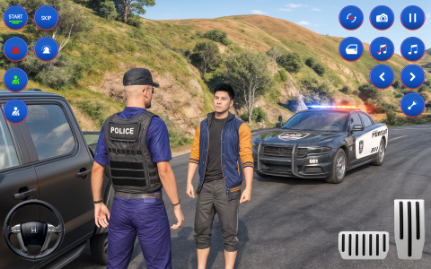 اسکرین شات 2 بازی US Cop Car Chase Game 3d