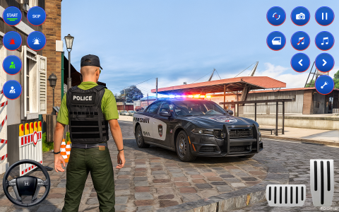 اسکرین شات 5 بازی US Cop Car Chase Game 3d