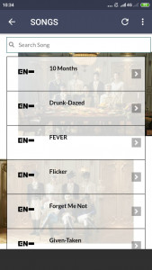 اسکرین شات برنامه ENHYPEN Lyrics (Offline) 4