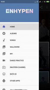 اسکرین شات برنامه ENHYPEN Lyrics (Offline) 1