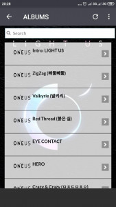 اسکرین شات برنامه ONEUS Lyrics (Offline) 4