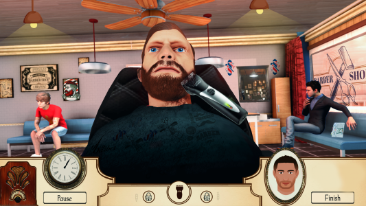 اسکرین شات بازی Barber Shop Hair Salon Game 1