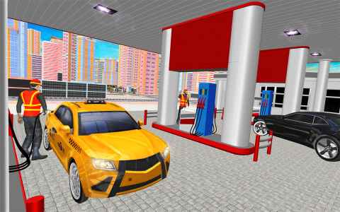 اسکرین شات برنامه City Taxi Driving Simulator :Taxi Driving Games 3D 6
